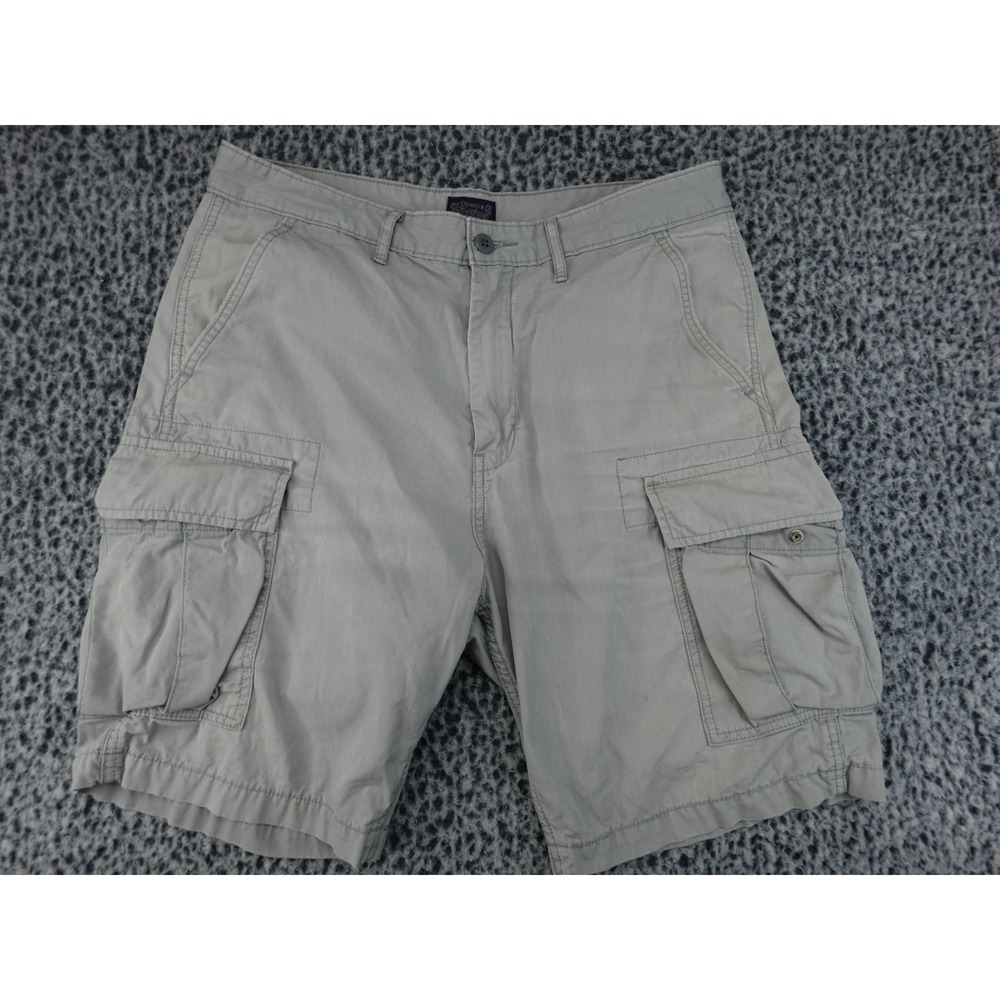 Levi's Cargo Shorts Mens W33 Grey Good Ripstop Utility Multi-Pocket 23251-0052